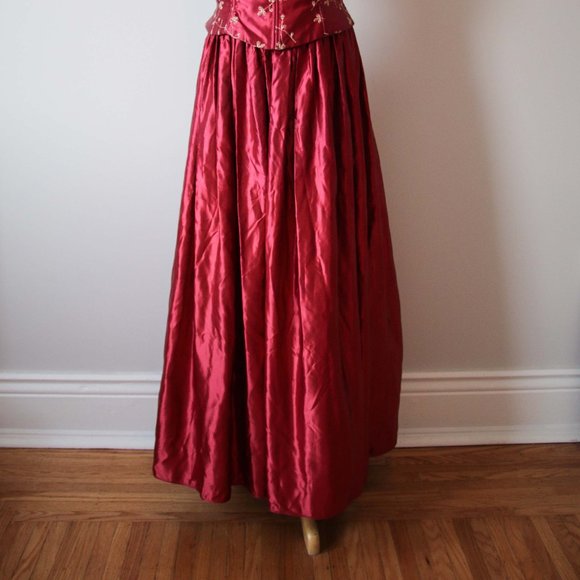 90's Gunne Sax Ball Gown - Picture 2 of 9